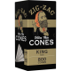 Zig-Zag King Size Ultra Thin Bulk Cones