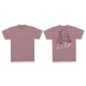 Zig-Zag Vintage Two-Tone T-Shirt - Washed Burgandy