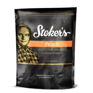 Stoker's Peach Loose Leaf Chewing Tobacco Hover