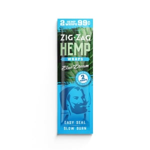 Zig-Zag Blue Dream Hemp Wraps Hover