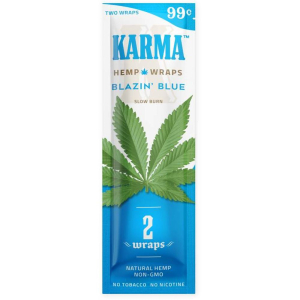 KARMA Blazin' Blue Hemp Wraps Hover