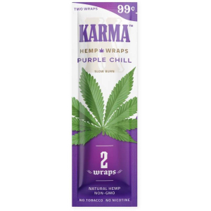 KARMA Purple Chill Hemp Wraps Hover