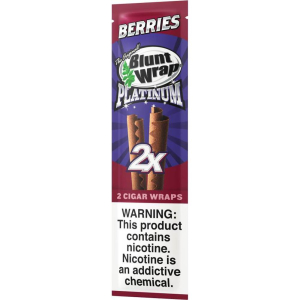 Blunt Wrap Platinum Berries Cigar Wraps Hover