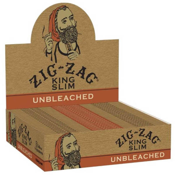 Zig-Zag King Size Unbleached Rolling Papers