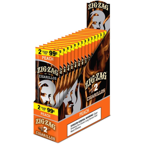 Zig-Zag Peach Cigarillos