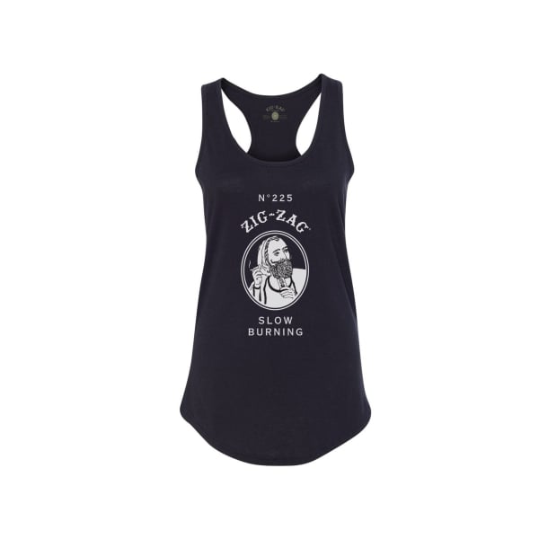 Zig-Zag Classic Emblem Women's Tank Top - Black