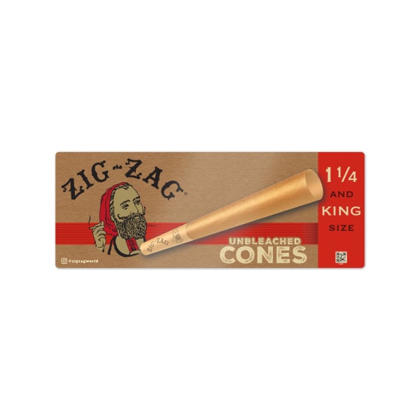 Zig-Zag Tin Sign - Unbleached (Each)