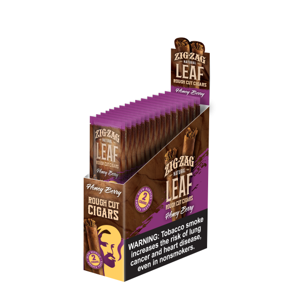 Zig-Zag Honey Berry Natural Leaf Cigars